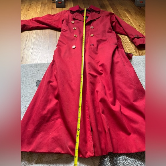 Classic Burberry check plaid coat USA 6 long - Picture 13 of 16